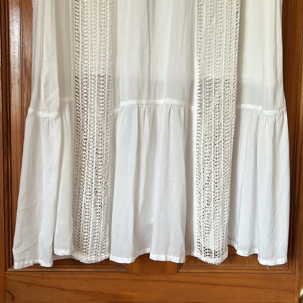 XCVI White Maxi Skirt